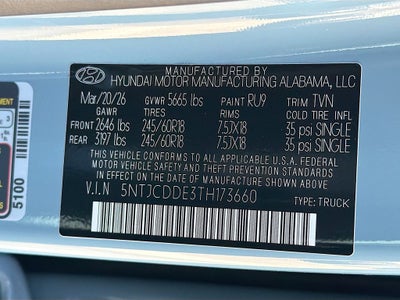 2026 Hyundai SANTA CRUZ SEL Activity