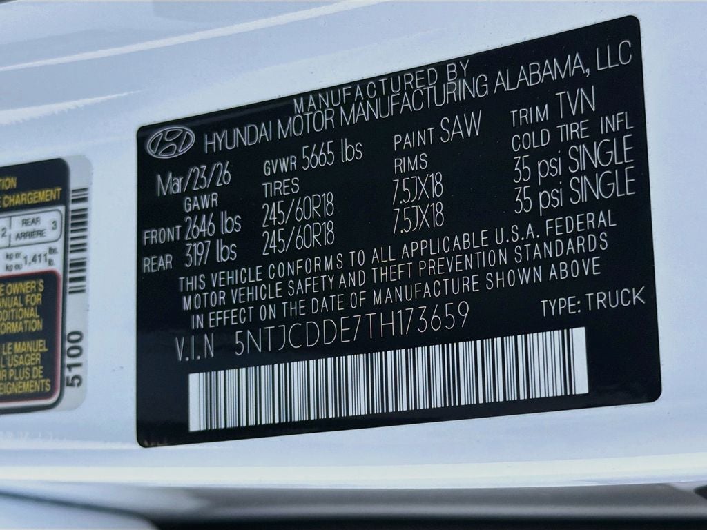 2026 Hyundai SANTA CRUZ SEL Activity