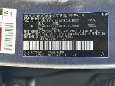 2021 Toyota Highlander XLE