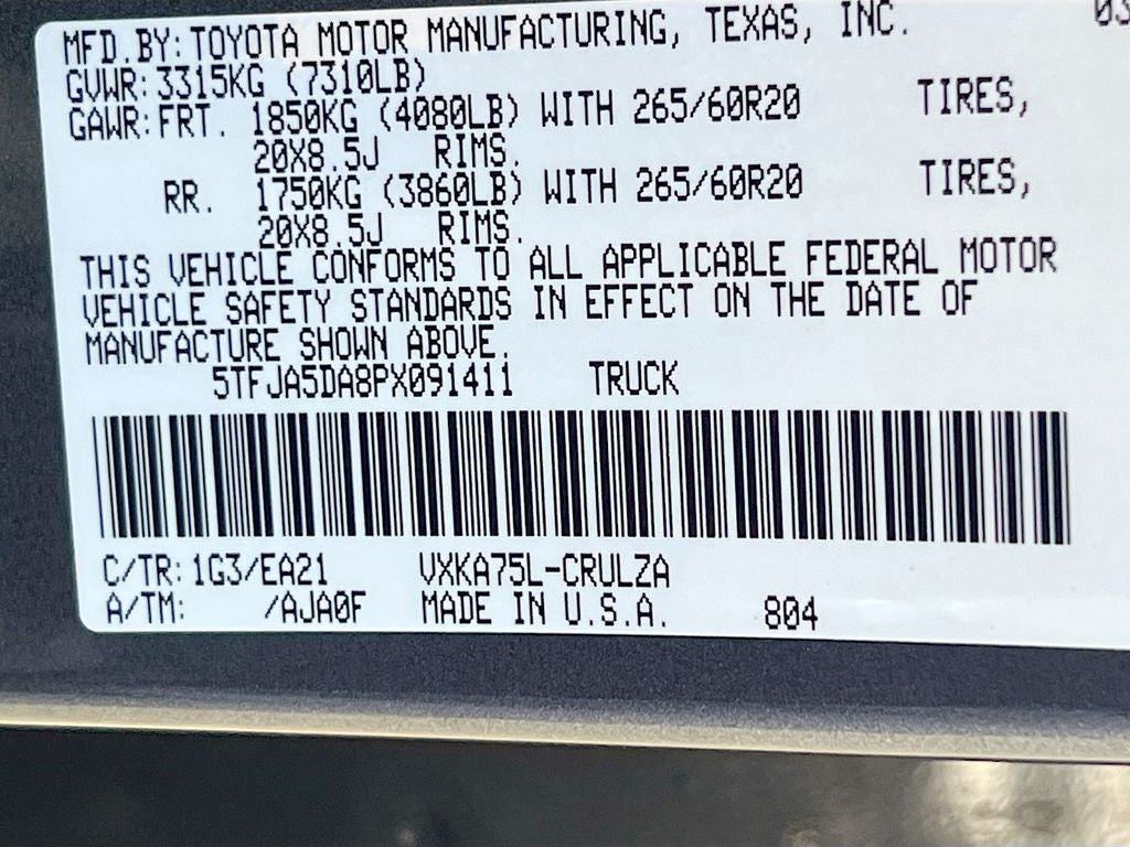 2023 Toyota Tundra Limited