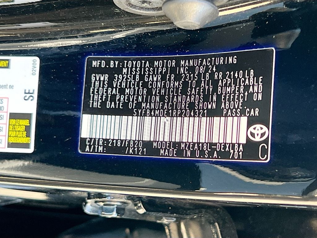 2024 Toyota Corolla LE