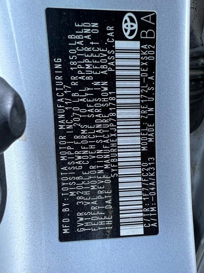 2018 Toyota Corolla SE