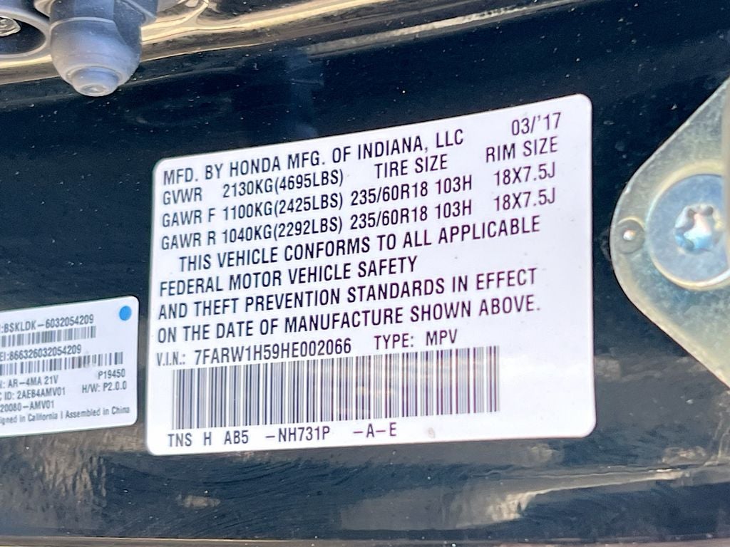 2017 Honda CR-V EX