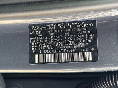 2026 Hyundai TUCSON Blue SE