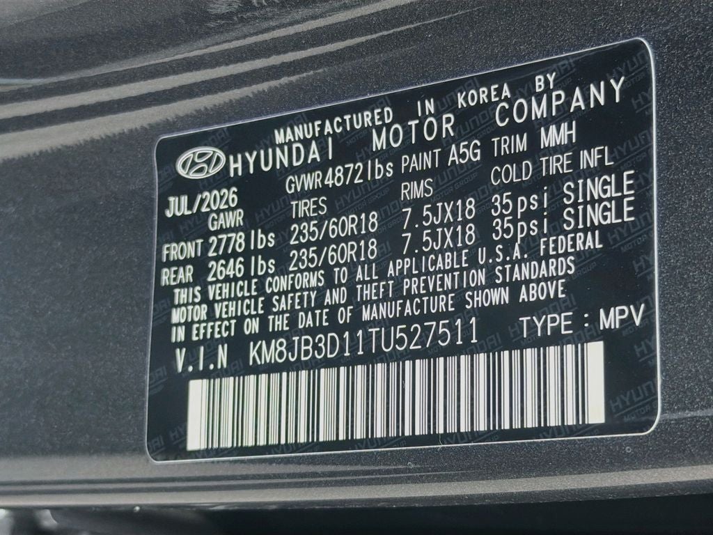 2026 Hyundai TUCSON HYBRID SEL