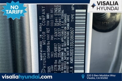 2025 Hyundai TUCSON HYBRID Blue