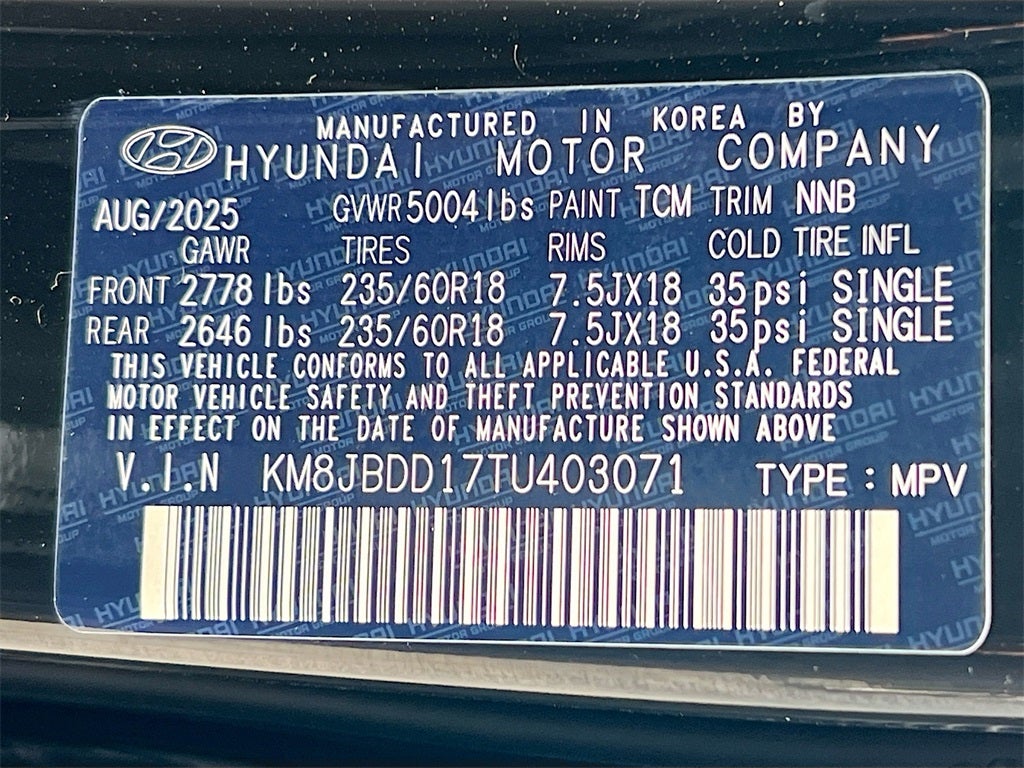 2026 Hyundai TUCSON HYBRID SEL AWD