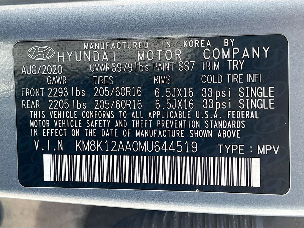 2021 Hyundai KONA SE