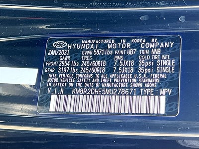 2021 Hyundai PALISADE SEL