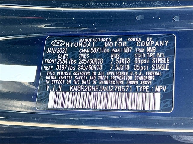 2021 Hyundai PALISADE SEL