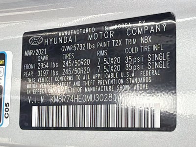 2021 Hyundai PALISADE Calligraphy