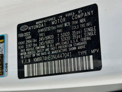 2022 Hyundai PALISADE Calligraphy