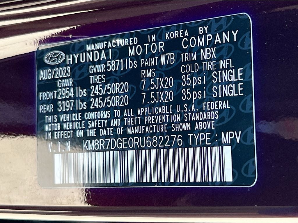2024 Hyundai PALISADE Calligraphy