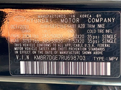 2024 Hyundai PALISADE Calligraphy Night Edition