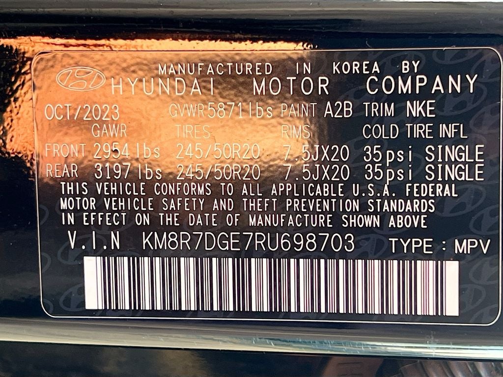 2024 Hyundai PALISADE Calligraphy Night Edition