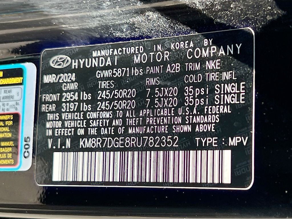 2024 Hyundai PALISADE Calligraphy Night Edition