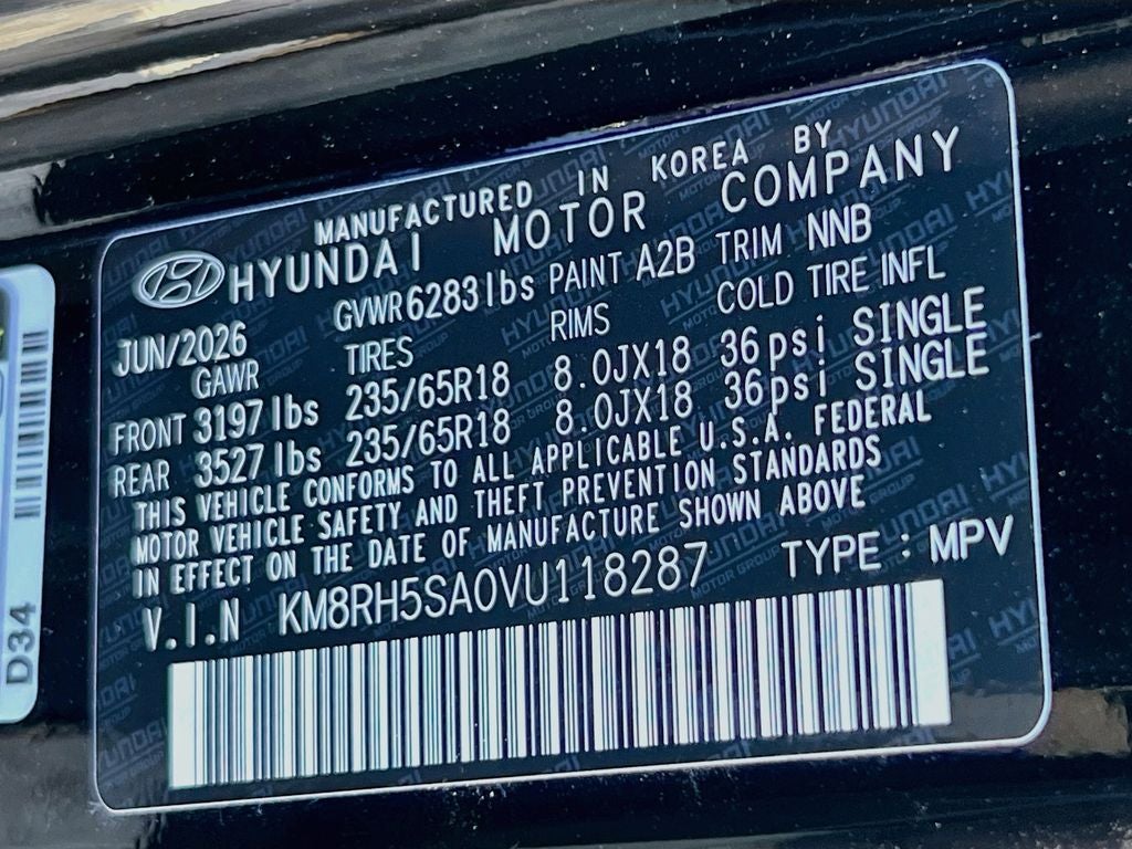 2027 Hyundai PALISADE HYBRID Blue SEL Premium 7P