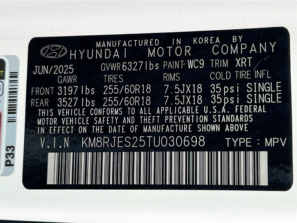 2026 Hyundai PALISADE XRT Pro