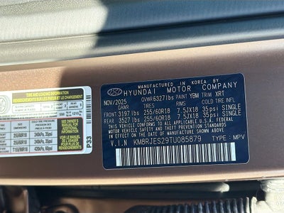 2026 Hyundai PALISADE XRT Pro