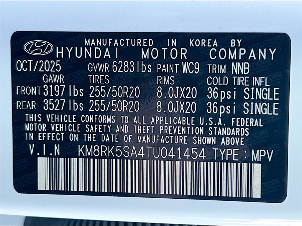 2026 Hyundai PALISADE HYBRID Limited