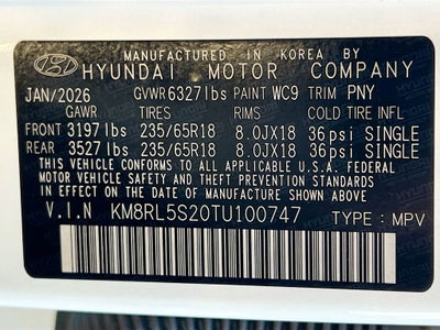 2026 Hyundai PALISADE SEL 7P