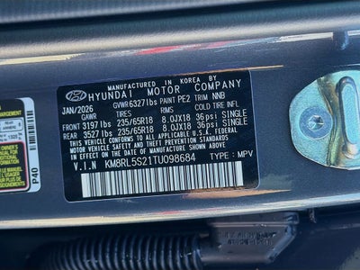 2026 Hyundai PALISADE SEL 8P