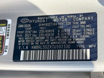 2026 Hyundai PALISADE SEL 7P