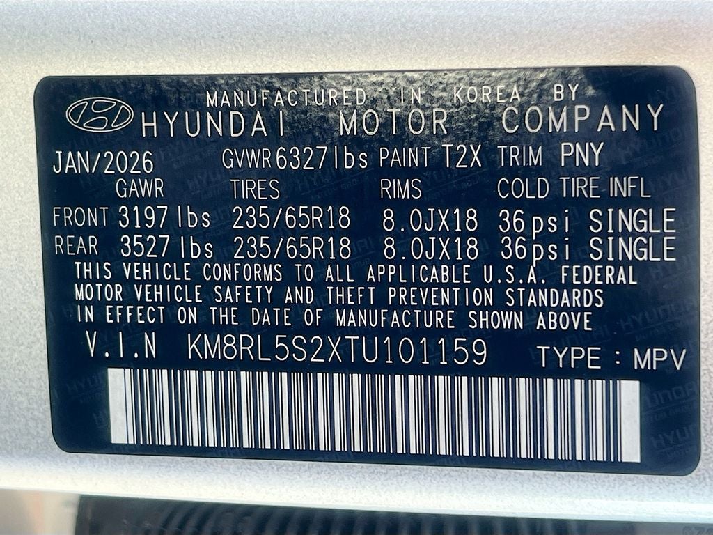 2026 Hyundai PALISADE SEL 7P