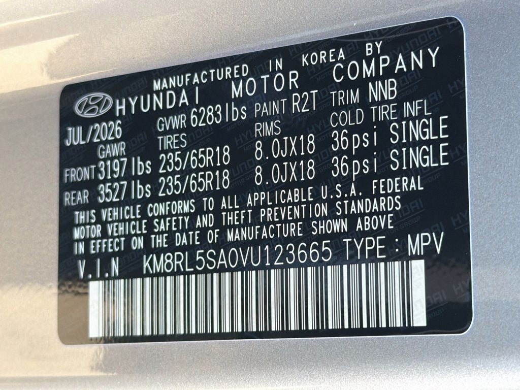 2027 Hyundai PALISADE HYBRID Blue SEL 7P