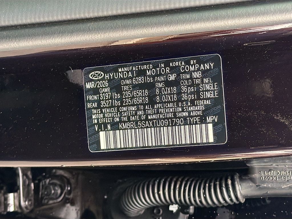 2026 Hyundai PALISADE HYBRID Blue SEL 7P