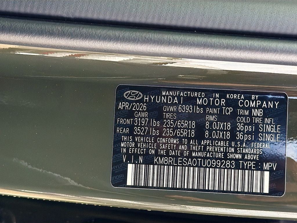 2026 Hyundai PALISADE HYBRID SEL 7P