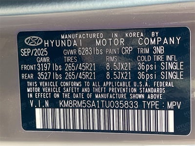 2026 Hyundai PALISADE HYBRID Calligraphy