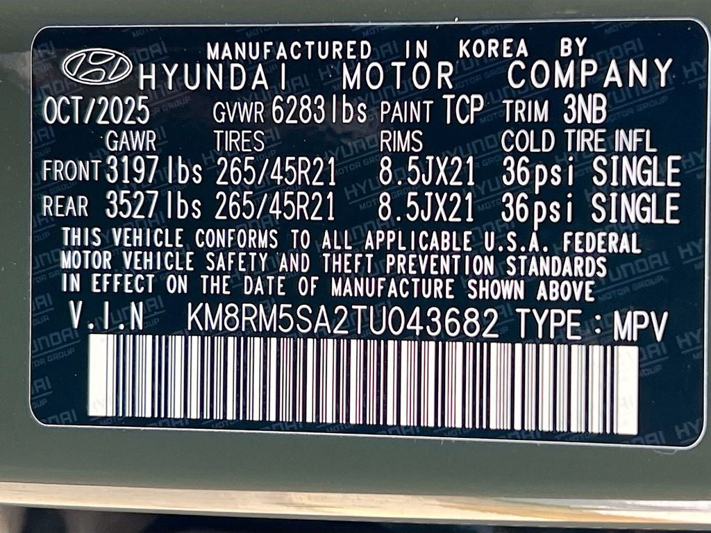 2026 Hyundai PALISADE HYBRID Calligraphy