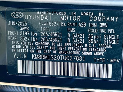 2026 Hyundai PALISADE Calligraphy