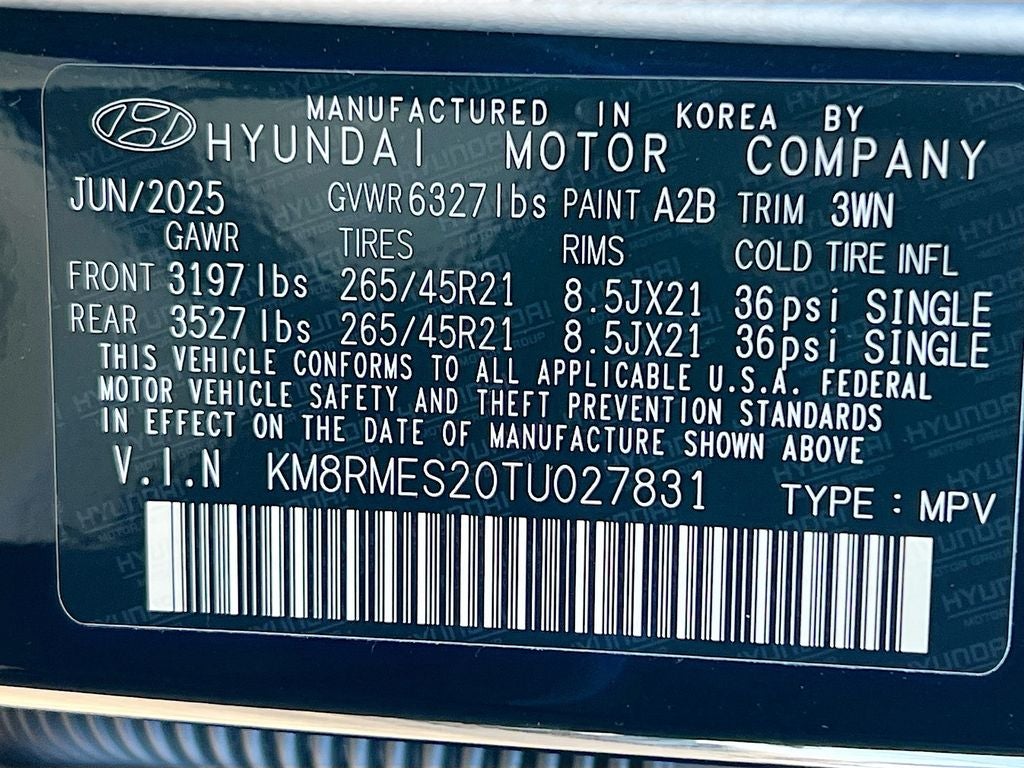 2026 Hyundai PALISADE Calligraphy