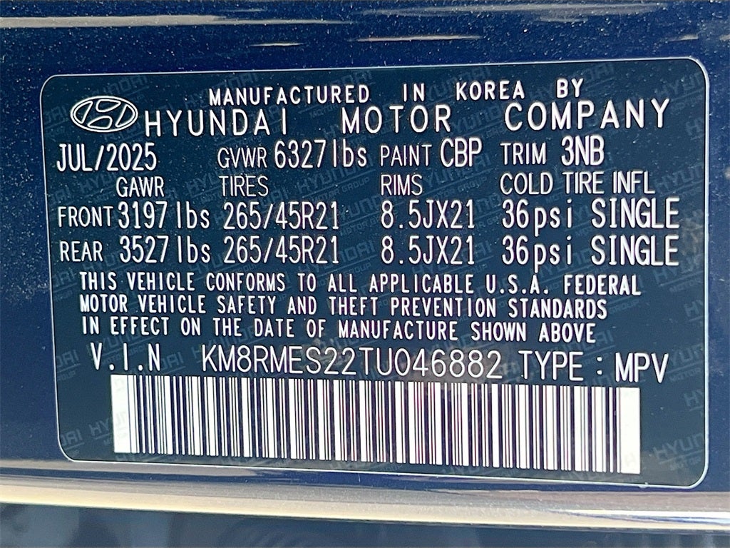 2026 Hyundai PALISADE Calligraphy AWD