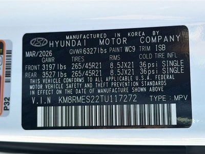 2026 Hyundai PALISADE Calligraphy