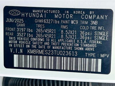 2026 Hyundai PALISADE Calligraphy AWD