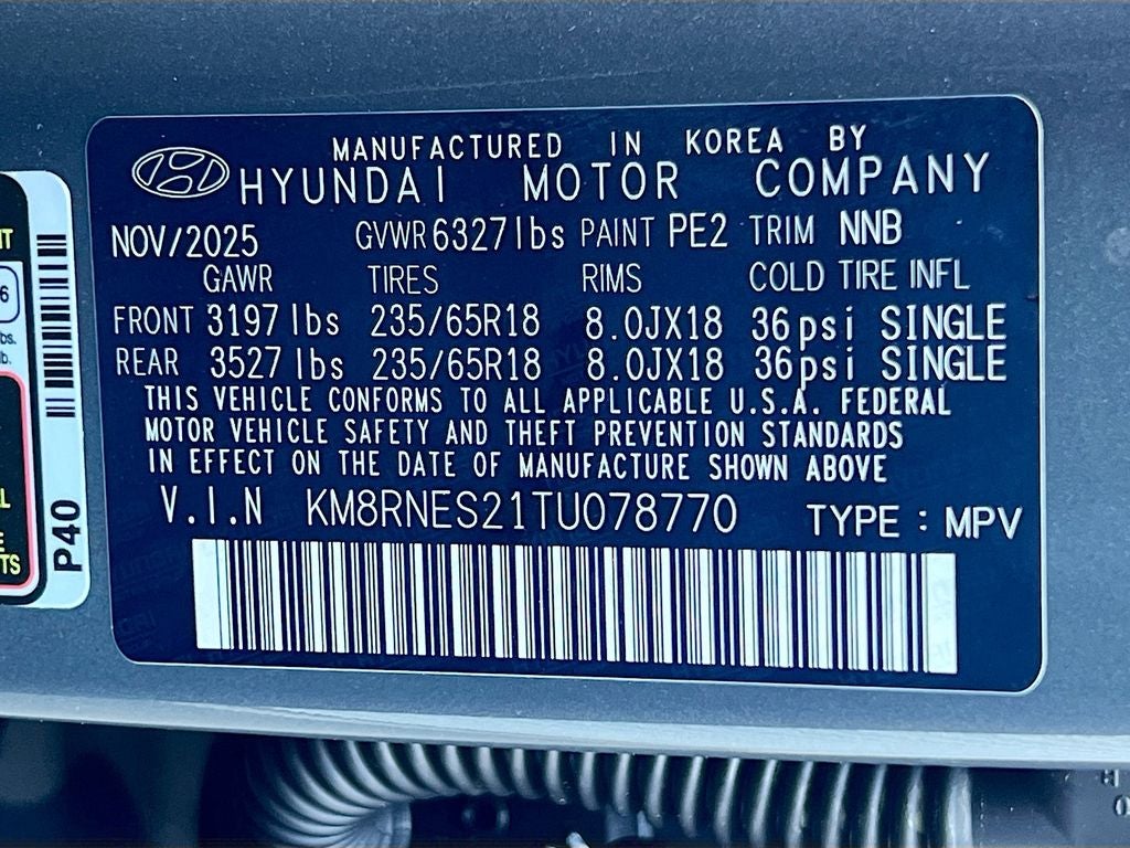 2026 Hyundai PALISADE SEL Premium 8 Passenger