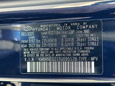 2026 Hyundai PALISADE SEL Premium 7P