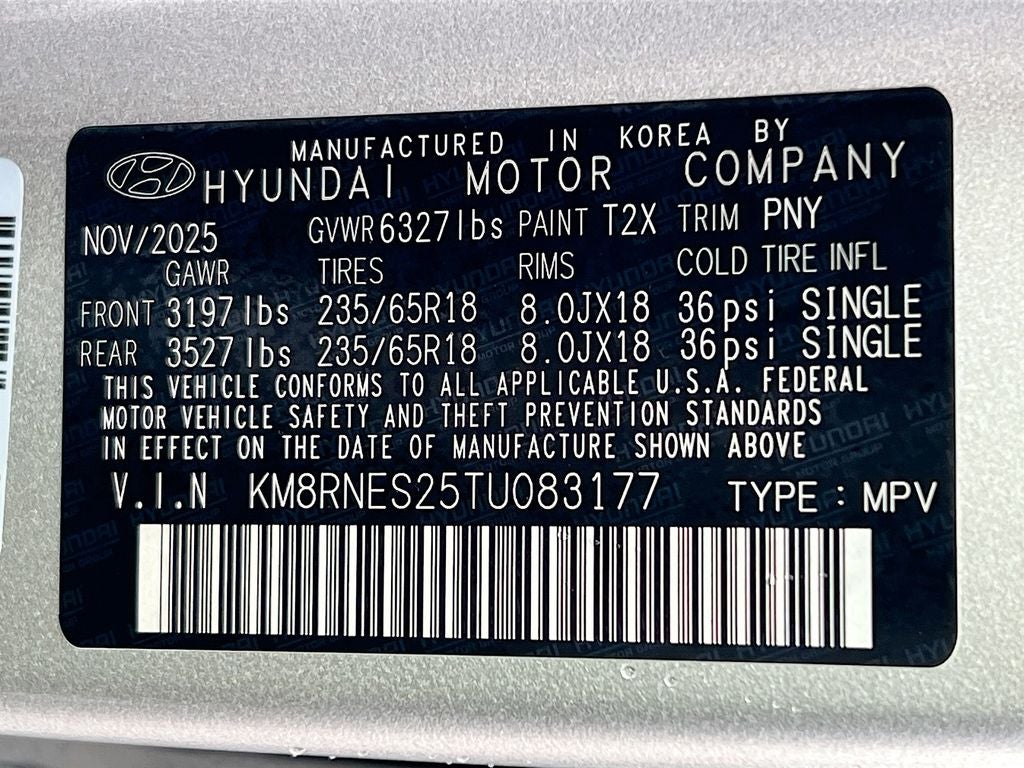 2026 Hyundai PALISADE SEL Premium 8 Passenger