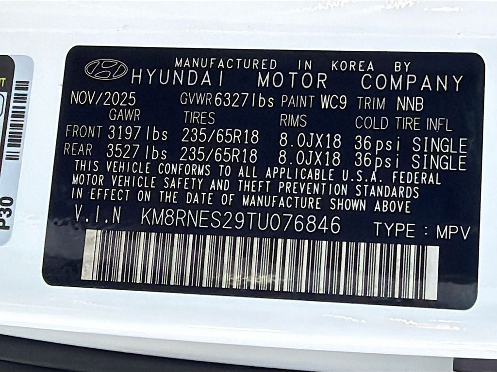 2026 Hyundai PALISADE SEL Premium 7P