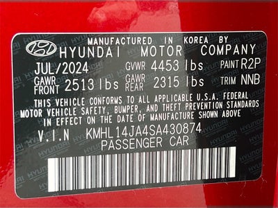 2025 Hyundai SONATA SEL Convenience