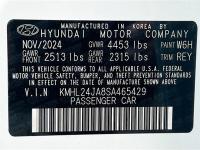2025 Hyundai SONATA SE