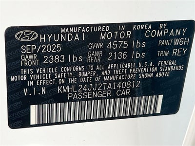 2026 Hyundai SONATA HYBRID Blue