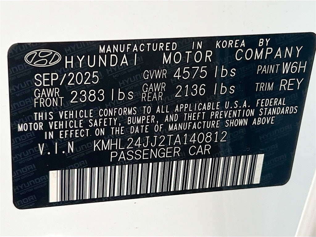 2026 Hyundai SONATA HYBRID Blue