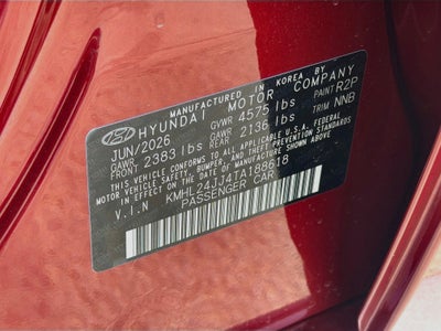 2026 Hyundai SONATA HYBRID Blue