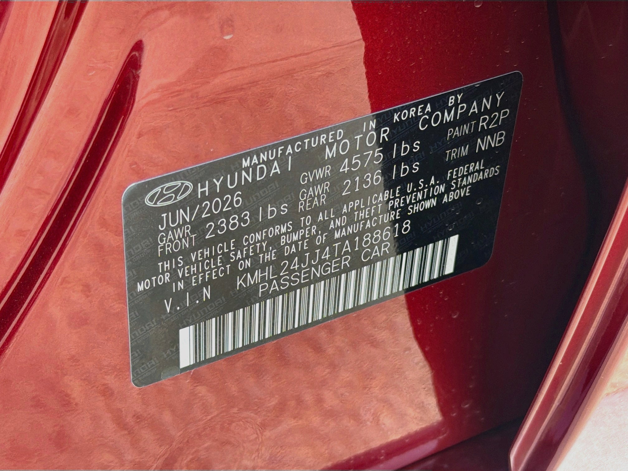 2026 Hyundai SONATA HYBRID Blue