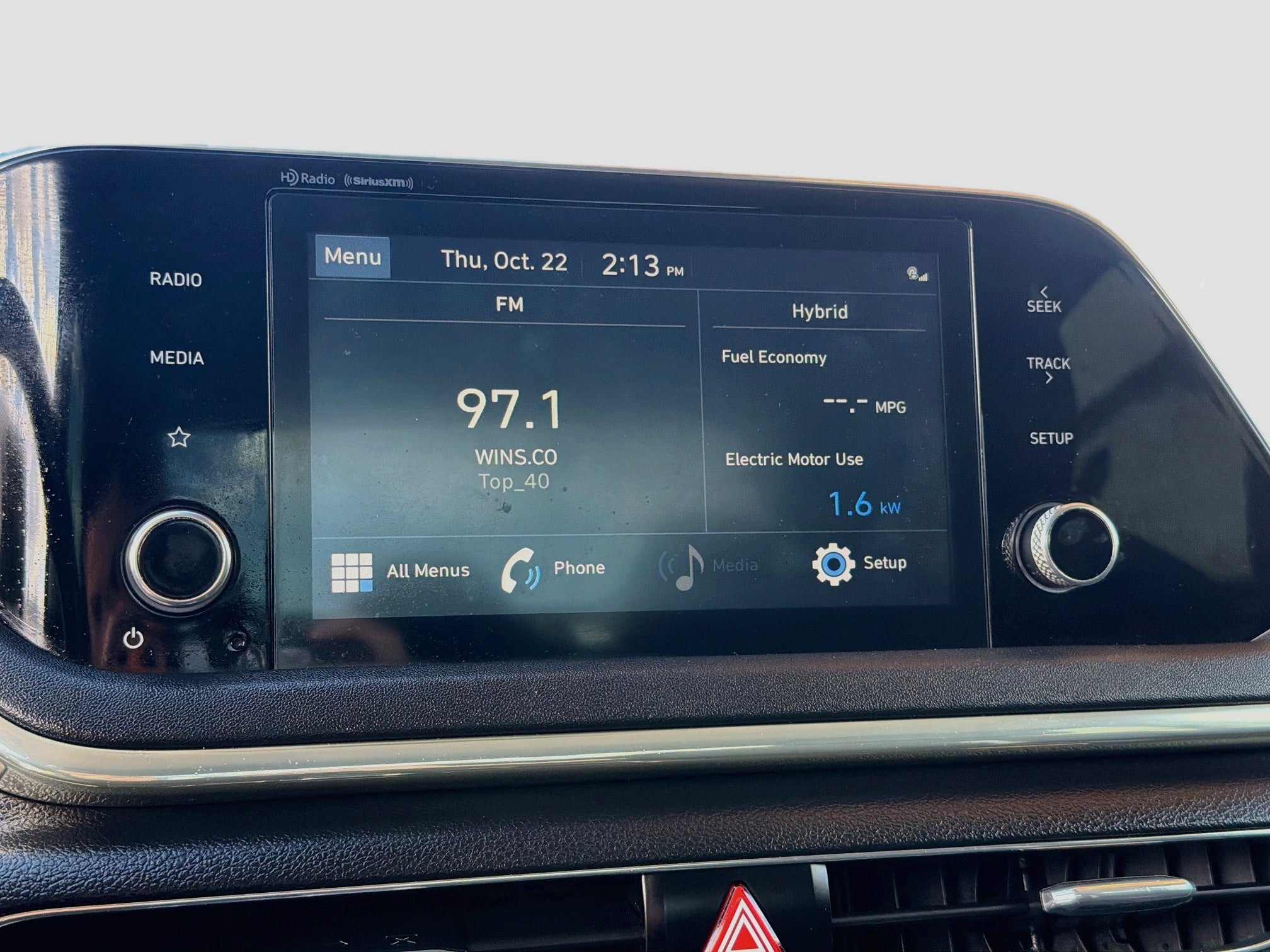 2021 Hyundai SONATA HYBRID Blue