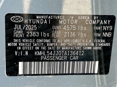 2026 Hyundai SONATA HYBRID Limited